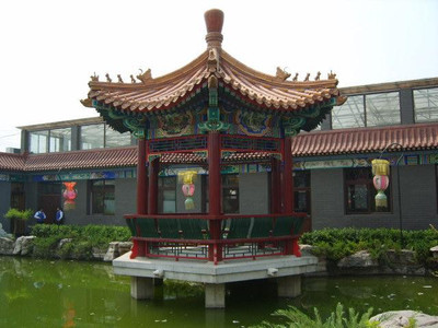 承德仿古建涼亭長廊牌樓廣場假山噴泉園林景觀工程施工dn6古建