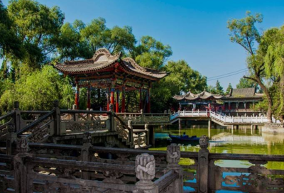 江南式古建園林&ldquo;塞上明珠&rdquo;之稱的臨夏紅園