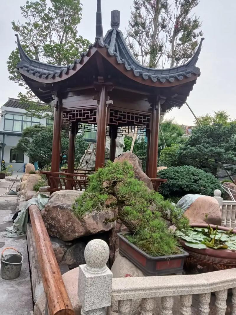 古建六角亭 - 江西文彬古建園林建筑工程